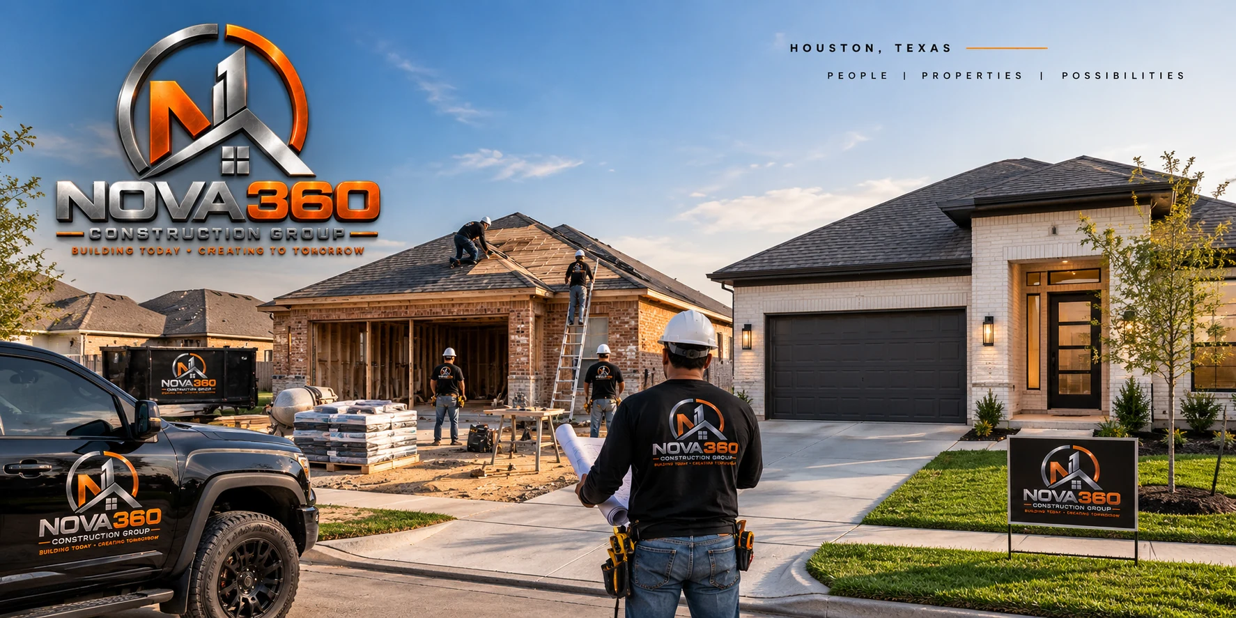 NOVA360 residential construction and completed Houston home